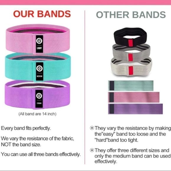 ⭐️ 5 in 1 Anti-Snap Anti-Slip Hip Bands with Life Time Warranty - Picture 3 of 3
